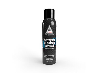 Nettoyant et poli en aérosol Pro Honda avec carnauba