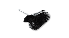 3/4 front side view of Honda VersAttach Bristle Brush attachment on white space.   